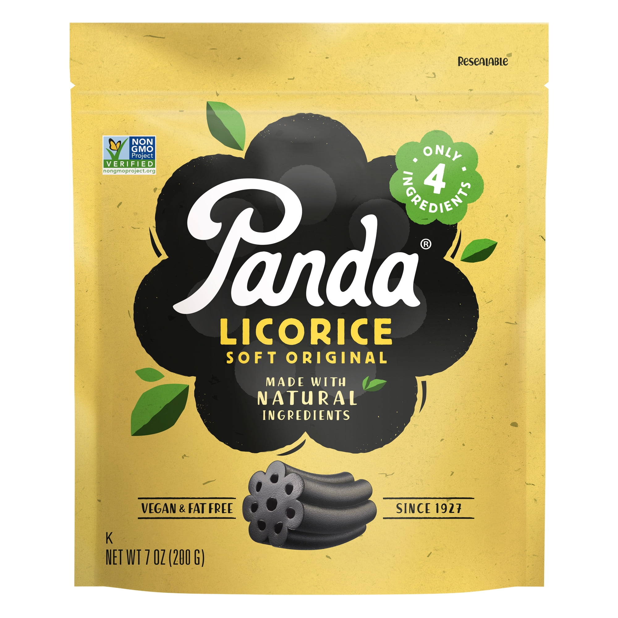 Panda Natural Soft Original Licorice, 8 Pack, 200 G - 7 OZ