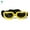 Yellow, variant on Deago Small Dog Goggles UV Protection Doggy Sunglasses Windproof Pet Glasses for Puppy Cat Eyes Protective (Black)