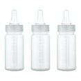 thumbnail image 1 of IFANLANDOR 3Set Nursing Bottles Transparent Plastic Disposable for Hospital, 1 of 8