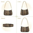 thumbnail image 7 of FORMRS Womens Shoulder Bag with Chain Strap Clutch Purse Cute Tote Handbag, Beige Geometric, 7 of 7