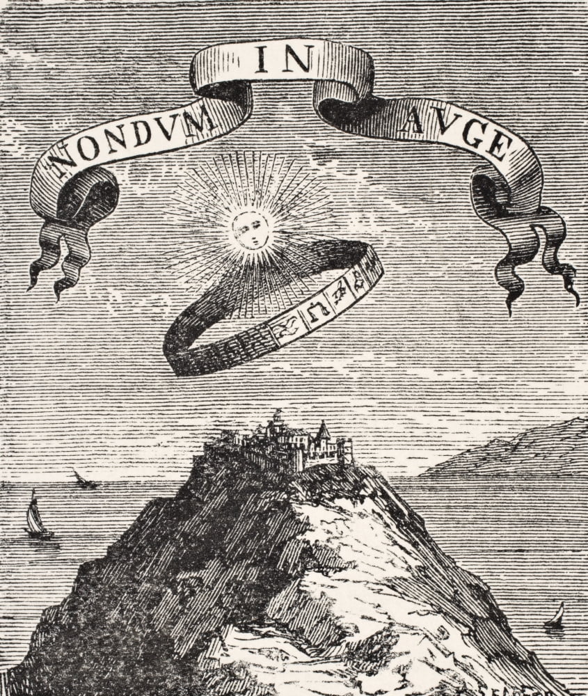 Device Of The Emperor Charles V While King Of Spain 1518 He Adopted As His Emblem A Sun Rising Above A Zodiac And As His Motto Nondum In Auge Not Yet At Its Zenith From Science And Literature In The M