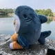 thumbnail image 3 of Peluche de tiburón gato de 8.6 pulgadas, suave y esponjoso, ideal como regalo de cumpleaños para niños y adultos (azul y dorado)., 3 of 5