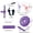 New yarn winder purple, variant on Professional Electric Yarn Ball Winder for Knitting and Crochet, High-Speed Automatic Yarn Winding Machine with Large Capacity, Portable Fiber Winder Tool for Center-Pull Yarn Cakes