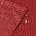 thumbnail image 6 of 2 Pcs Waffle Weave Fabric Tier Curtain, Rod Pocket Waterproof Small Curtain, 6 of 6