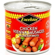 Excelsior Chicken Vienna Sausages in Chicken Broth, 4.6 oz