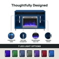 thumbnail image 3 of Lumina Fireplace TV Stand for TVs up to 48", Navy, 3 of 9