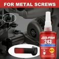 thumbnail image 2 of 50ml 243 Thread Lock Blue Bolt Stud Fast Fix Screw Nut Compound Glue, 2 of 8