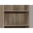 thumbnail image 6 of 11.75" x 24.75" x 71.25" Dark Taupe 5 Shelves  Bookcase, 6 of 6