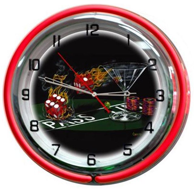 Petro Enterprises GODNC18-06 Praying For Seven 18 ft. Neon Clock