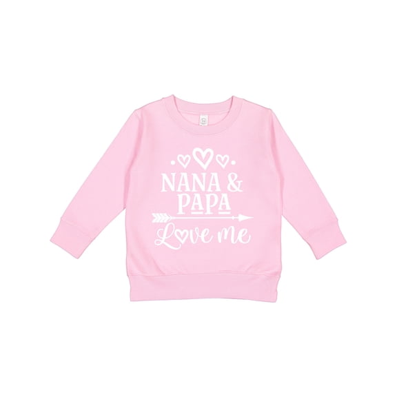 Inktastic Nana Papa Love Me Grandkids Toddler Sweatshirt