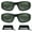 2 Pairs Smoke, variant on Bikershades Motorcycle Sunglass Goggles for Men and Women. Safety Impact Resistant Polycarbonate HD Lens Removable Foam