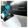 thumbnail image 5 of 800ML Electric Spray Gun Handheld Cordless High Power Electric Paint Sprayer Spray Gun Spraying For 18V Battery, 5 of 7