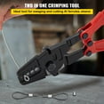thumbnail image 2 of KFFKFF 24" Hand Swager Cable Wire Rope Cutter Swage 1/16" 3/32" 1/8" 5/32" 3/16" Aluminum Sleeves Copper, 2 of 9