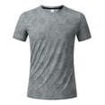 thumbnail image 4 of Kalauyu Men's Short Sleeve UPF 50+ T-Shirt Quick Dry Workout Athletic Running Swim Tops Tee Rash Guard Performance Shirts, 4 of 7