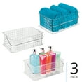 thumbnail image 2 of Stackable Shower Caddy Basket with Handle for Bathroom or Dorm - Shower Organizer for Body Wash or Shampoo - Made in USA, 2 of 8