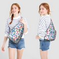 thumbnail image 3 of Summer Beach Sling Backpack - Mermaid & Seashell Design Crossbody Shoulder Bag, Fashionable Daypack, 3 of 4