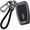 2-btn-white-red-strips, variant on Key Fob Cover Compatible with Toyota 2017-2025 Keychain Case Holder Protector,2-btn-blue-red-strips