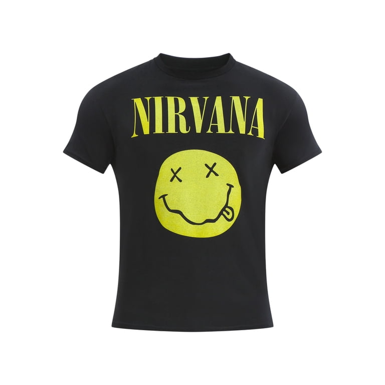 Nirvana Men's Smiley Graphic Tee photo 5