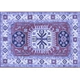 thumbnail image 1 of Ahgly Company Indoor Rectangle Persian Blue Traditional Area Rugs, 6' x 9', 1 of 4