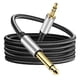 thumbnail image 1 of Adaptador de Cable auxiliar Sidaley 6,5 a 3,5mm Audio estéreo TRS trenzado, 1 of 6