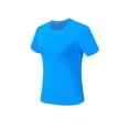 thumbnail image 3 of yillto Women Workout Top Short Sleeve Yoga Gym Shirts Crewneck Lightweight Athletic Tshirts for Running Hiking, 3 of 6