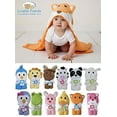 thumbnail image 3 of Luvable Friends Baby Boy Cotton Animal Face Hooded Towel, Blue Penguin, One Size, 3 of 3