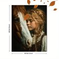 thumbnail image 3 of Horse & Baby Canvas Wall Art, Cute Foal Print, Girls Room Sweet Home Wall Decor, 3 of 8
