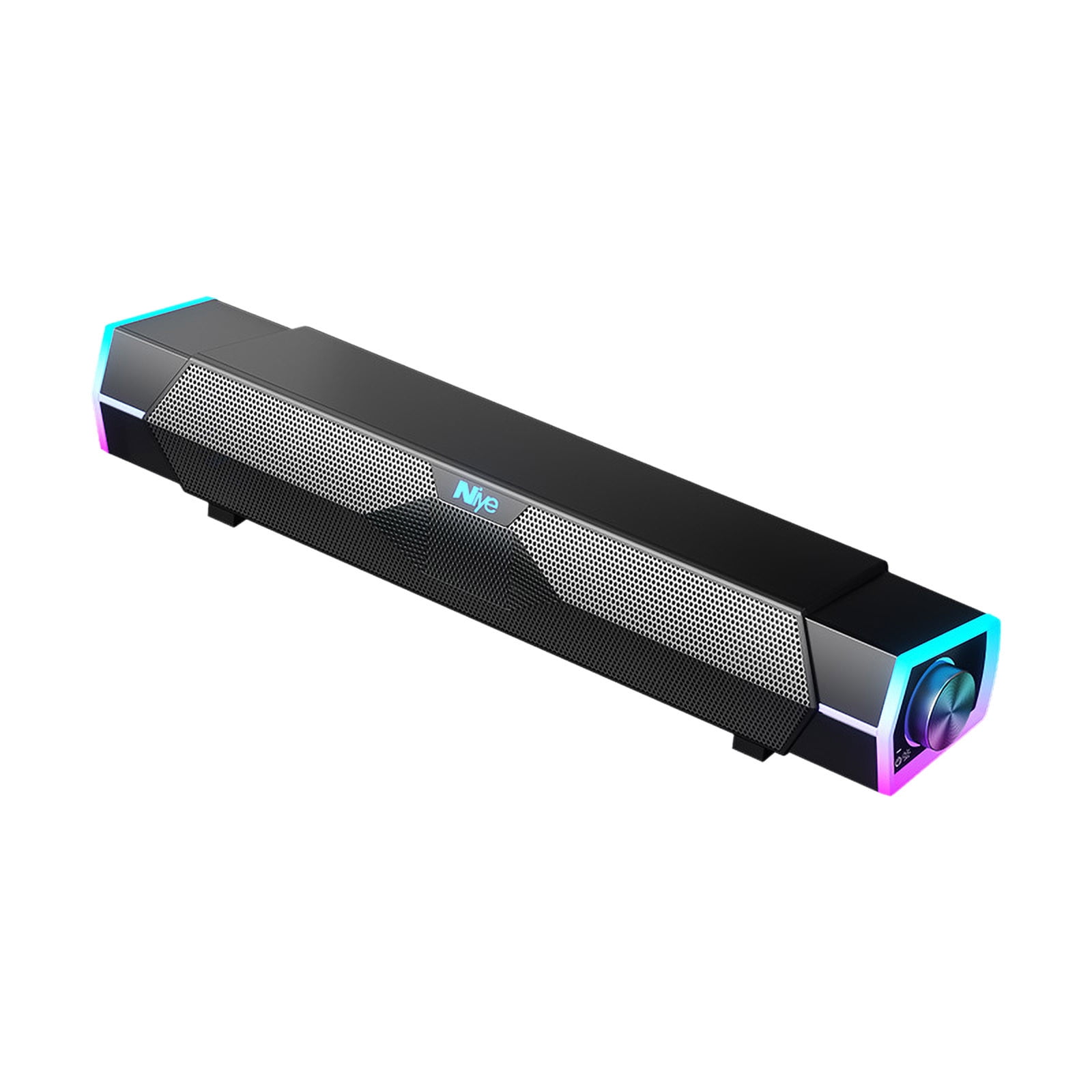 Computer Speakers for Desktop PC 16 Inch Bluetooth Speaker Sound Bar with RGB Volume