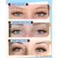 thumbnail image 3 of Extensiones de pestañas Zegaine Brown Wispy Lash Clusters, 300 unidades, 3 of 8