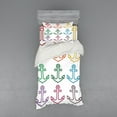 thumbnail image 2 of Ambesonne Anchor Bedding Set 4 Pcs, Anchors Sailing Crusie, Queen, Multicolor, 2 of 3