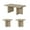 Oak Finish, variant on Roundhill Furniture Mchome 3-Piece Coffee Table Set, Coffee Table and Two End Tables, Black Finish