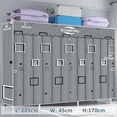 thumbnail image 2 of Armario Armable Ropero Closed Closet Organizador Ropa 205cm Xtellar Color Gris, 2 of 4