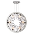 thumbnail image 2 of 6 Light Chandelier with Polished Nickle finish, 2 of 4