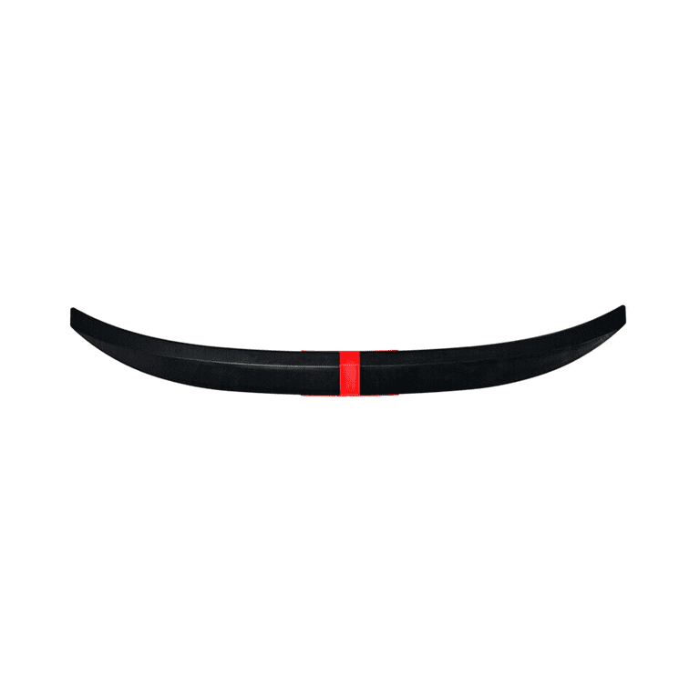 Universal Car Spoiler, Adjustable Rear Trunk Spoiler Lip Roof Tail Wing  Accessories, Black+Red