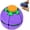 Purple, variant on Magic Squishy Spinning Ball, Funny Stress Ball, Stress Relief & Anxiety Desk Accessory (Blue)