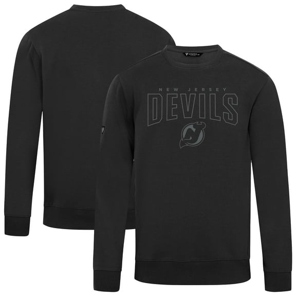 Men's Levelwear Black New Jersey Devils Zane Darkmoon Pullover Sweatshirt