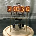 thumbnail image 2 of In-12 Nixie Tube Clock Digital Tube Clock Punk Digital Tube Led Clock Diy Kit, 2 of 9