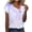 Hot Pink, variant on Womens Button Up Blouses Casual Summer Printed Button-Up Short Sleeves Blouse Fashion T Shirt Blouse