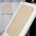 thumbnail image 6 of 2 Piece Memory Foam Bathroom Mat Set - Absorbent Non Slip Carpet for Tub Shower & Bath Room, Soft Floor Mats, Machine Washable - 17x24 Plus 20 x 32 Inch Bath Rugs, 6 of 12