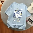 thumbnail image 2 of Sanrio Cinnamoroll Multicolor Graphic T Shirts Girl Gothic Y2k Top Aesthetic Harajuku Summer New Oversized T Shirt Women Clothes, 2 of 22