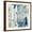 Brown Frame, variant on Art.com Blue Upon the Hill Square I Stretched Canvas Print Wall Art by Lanie Loreth, 30" x 30"
