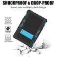 thumbnail image 4 of FIEWESEY for Fire HD 10 Case,Heavy-Duty Drop-Proof Shock-Resistant Rugged Protective case(with Stand) for All-New Amazon Fire HD 10 & Fire HD 10 Plus (11th Generation, 2021 Release)(Black/Blue), 4 of 6