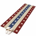 thumbnail image 2 of 4th of July Area Rugs 2x6 for Kitchen Runner Rug, Blue Red Star Striped Independence Day Non Slip Washable Rug Runner, Low Pile Indoor Floor Carpet Mat Bathroom Rugs for Bedroom, Kids Room, 2 of 9