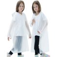thumbnail image 1 of Lot de 2 Imperméables pour Enfants, Ponchos de Pluie Réutilisables avec Capuchon et Manches Imperméables, 1 of 5