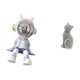 thumbnail image 5 of Figura decorativa de escritorio: Estatua de , escultura de gato, adorno creativo de resina, decoración de arte moderno, ideal para regalar,, 5 of 8