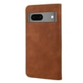thumbnail image 5 of Feishell for Google Pixel 7 6.3 inch Wallet Case,Shockproof Ultra Thin Premium PU Leather Magnetic Closure Card Slots Cash Pocket TPU Bumper Shock Absorbing Flip Kickstand Phone Cover,Brown, 5 of 9