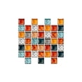 thumbnail image 1 of Matsuzay 10 Uds mosaico adhesivo para pared cocina baño azulejo pegatina escena diseño ornamento azulejos decoraciones negro 10*10*20 piezas Decoración del hogar Vistoso 20*20*10 piezas Matsuzay HA064277-08, 1 of 6