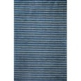thumbnail image 1 of Bashian S176-NV-4X6-ALM71 Bashian Contempo Collection Striped Contemporary 100 Percent Wool Hand Loomed Area Rug, Navy - 3 ft. 6 in. x 5 ft. 6 in., 1 of 1