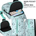 thumbnail image 4 of Crossbody Sling Backpack for Women Men Decorative Boat Anchor Sky Blue Shoulder Sling Crossbody Casual Chest Bag for Travel Sports Running Hiking, 4 of 6