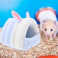 thumbnail image 2 of Shisuyan Hamster Sleeping House Round Cloth Sky-blue 1Set Resting Place Warm, 2 of 9